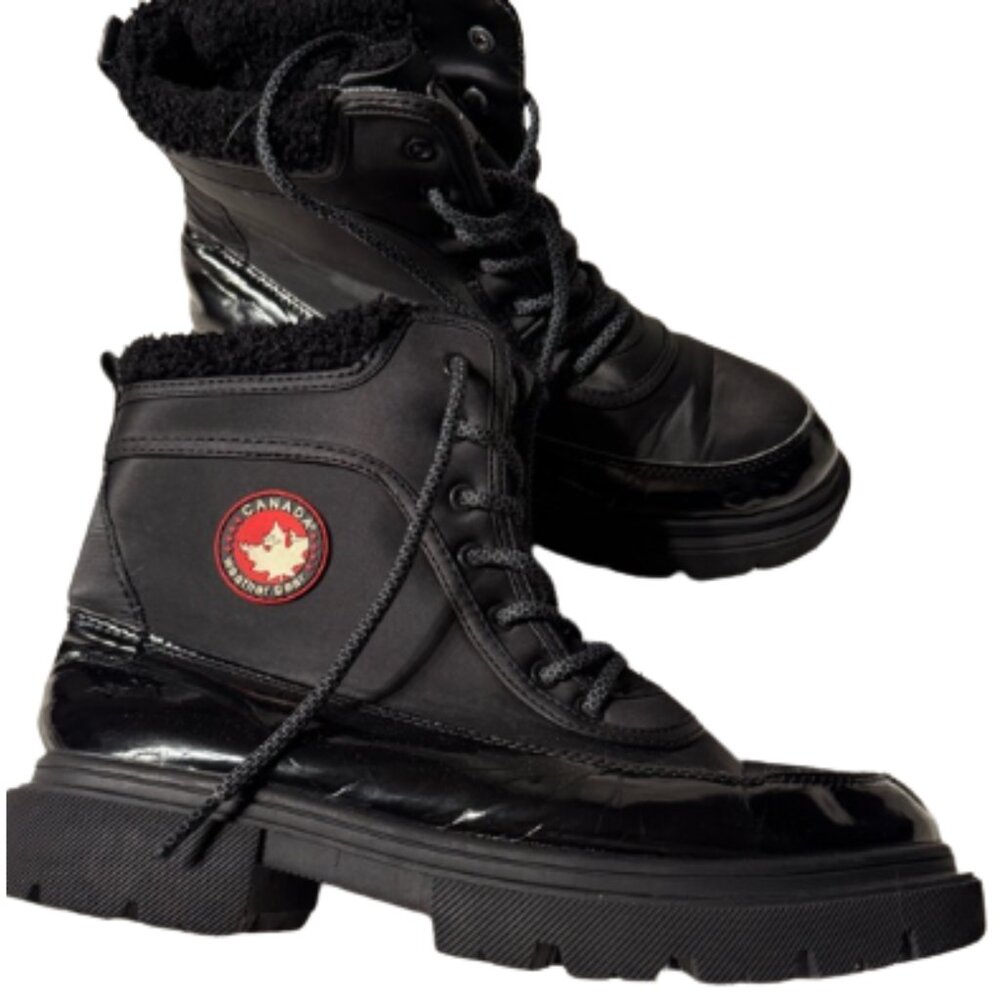 Canada Weather Gear Slip Resistant Fur Lined Ankle Boots Womens Size 8